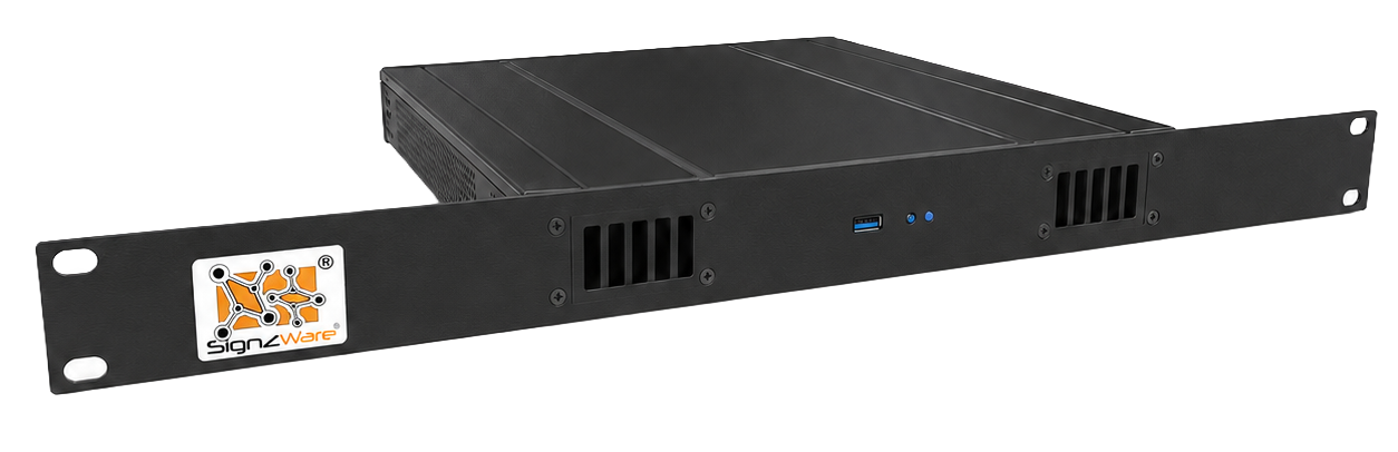 DSP-4K (RM) 1U rack-mount digital signage player